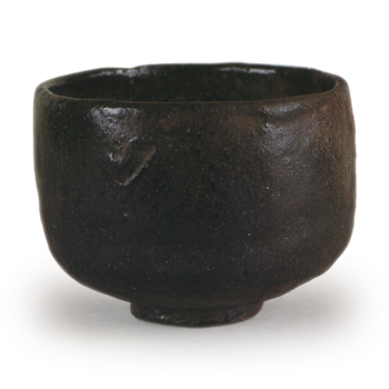 Chojiro Black Raku Chawan Oguro