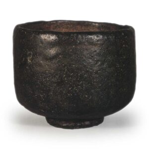 Chojiro Black Raku Chawan Makomo