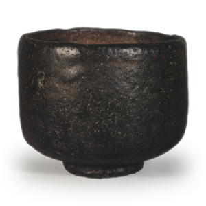 Chojiro Black Raku Chawan Makomo