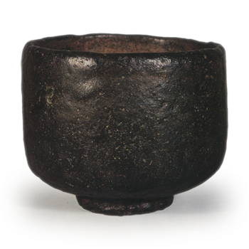 Chojiro Black Raku Chawan Makomo