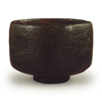 Chojiro Black Raku Chawan Kitano