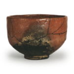 Chojiro Red Raku Chawan Hayafune