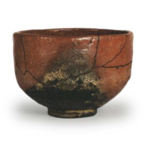 Chojiro Red Raku Chawan Hayafune