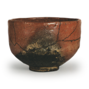 Chojiro Red Raku Chawan Hayafune