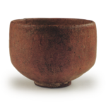 Chojiro Red Raku Chawan Muichimon