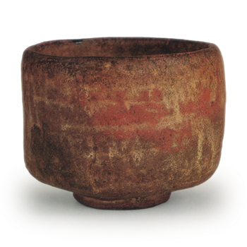 Chojiro Red Raku Chawan Jiroubou