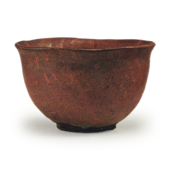Chojiro Red Raku Chawan Dōjōji