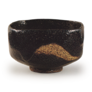 Donyu Black Raku Chawan Masu