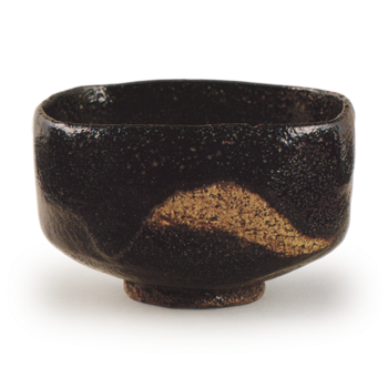 Donyu Black Raku Chawan Masu