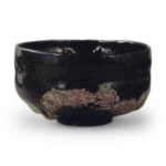 Donyu Black Raku Chawan Araiso