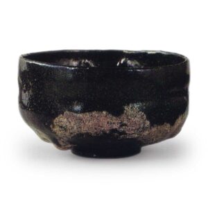 Donyu Black Raku Chawan Araiso