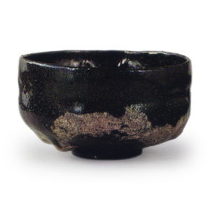 Donyu Black Raku Chawan Araiso