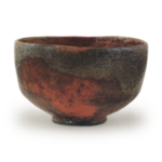 Donyu Red Raku Chawan Zeshiki