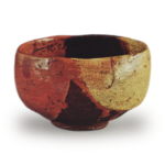 Donyu Red Raku Chawan Zeshiki