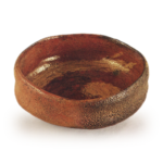 Donyu Red Raku Chawan Tomoe