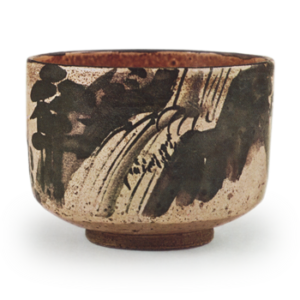 Kenzan Waterfall Landscape Chawan