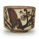 Kenzan Spear Plum Chawan