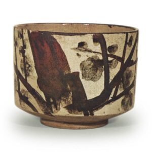 Kenzan Spear Plum Chawan