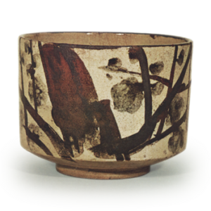 Kenzan Spear Plum Chawan