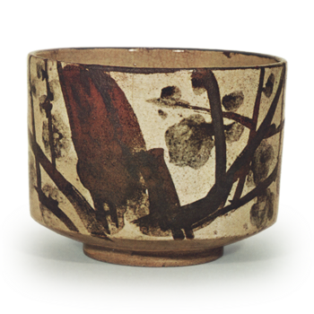 Kenzan Spear Plum Chawan