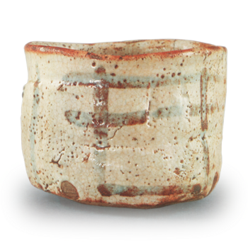 Shino Chawan Unohanagaki