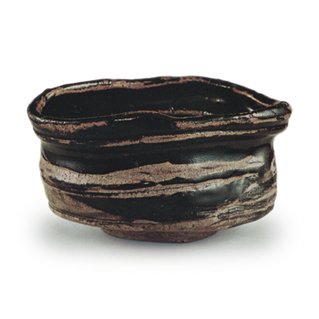 KuroOribe Chawan Matsukaze