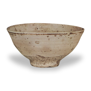 Hard-hand tea bowl, named Yurai