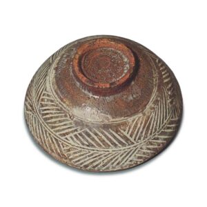 Carved Mishima, inscribed "Hinokigaki"