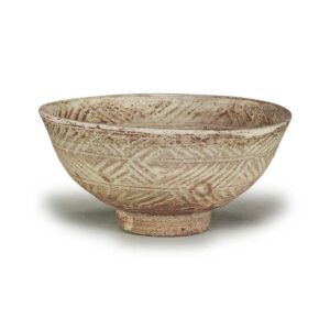 Carved Mishima, inscribed "Flower Design"