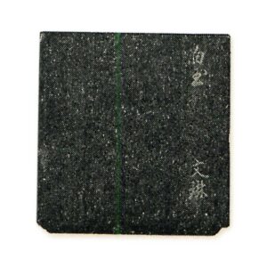 Middle box, paulownia, Shunkei lacquer, gold lettering, inscription