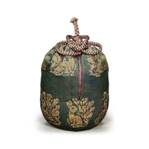 Indigo Ground with Flower Rabbit