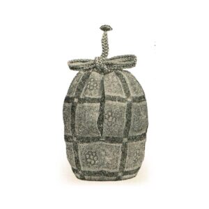 Hikiya cover: grid-patterned floral cloth