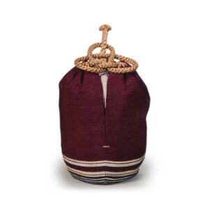 Purple ground Kandou weave