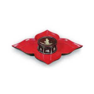 Chinese Import: Blue-Shelled Reed-Leaf Daruma