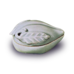 Celadon Peach-Shaped Incense Container (Large)