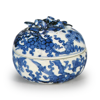 Auspicious Sign Mandarin Orange Nine-Leaf Design (Inscribed)