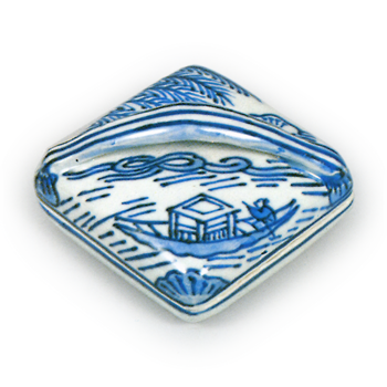 Gosu Underglaze-Blue Incense Box