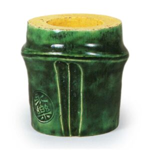 Bamboo Lid Rest for a Jiaozhi-style Incense Burner