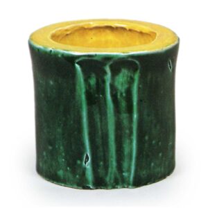 Bamboo Lid Rest for a Jiaozhi-style Hand-held Charcoal Burner