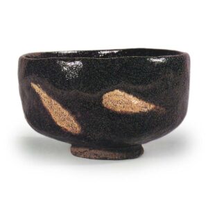 Black Tea Bowl, Inscribed “Chidori,” by Dōnyū