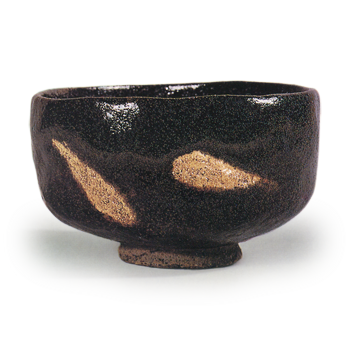 Black Tea Bowl, Inscribed “Chidori,” by Dōnyū