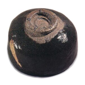 Black Tea Bowl, Inscribed “Chidori,” by Dōnyū