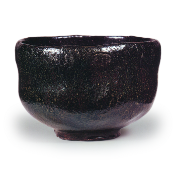 Black Tea Bowl, Inscription: “Inazuma,” by Dōnyū