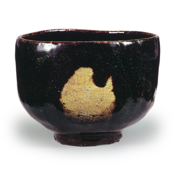 Black tea bowl, inscribed “Aoyama” and ‘Doiru’