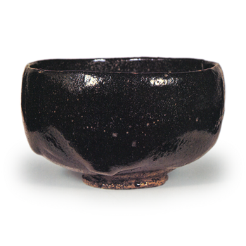 Black Tea Bowl, Inscription: “Kikyo,” by Doin