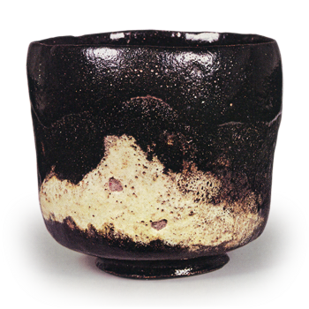 Black Tea Bowl, Inscription: “Zan-setsu,” by Dōnyū