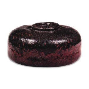 Black Flat Tea Bowl, Inscribed “West Lake,” One Piece