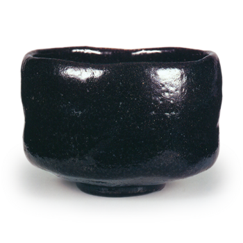 Black Tea Bowl, Inscription: “Toshiwasure,” by Chōnyū