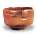 Red Tea Bowl by Tokunari