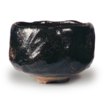 Black Tea Bowl, Inscribed “Kogetsu,” by Ryo
